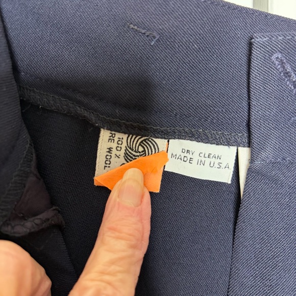 Jones New York Double Breasted Navy Blue Wool Suit Career Classic 8P Tailored - Picture 9 of 11